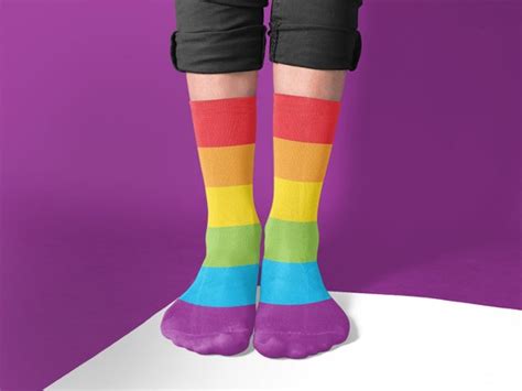 Calcetines Arco Iris Del Orgullo Gay Bandera Del Orgullo Etsy Espa A