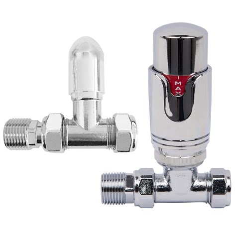 Thermostatic Trv Manual Radiator Heated Towel Rail Valve Mm X