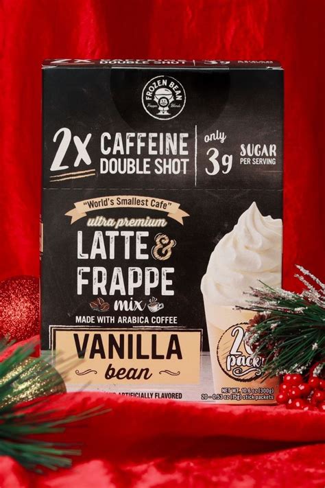 The Frozen Bean Vanilla Bean Coffee Frappe Latte Instant Mix With