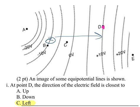 solved  pt  image   equipotential lines  shown cheggcom