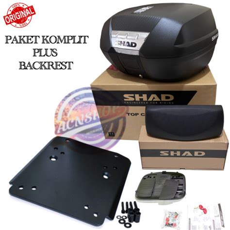 Jual BOX SHAD SH42 SH44 PLUS BREKET BOX MODEL BINTANG PCX 150 PCX 160