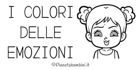 I Colori Delle Emozioni Disegni Da Colorare Pianetabambini It