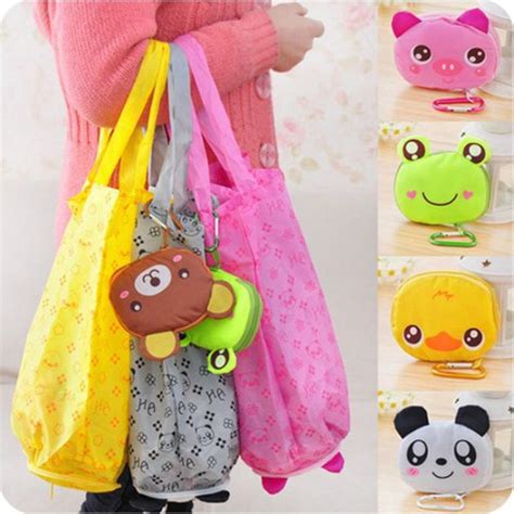 Eco Fashion Storage Handbag Cute Animals Foldable Shopping Tote Bags ...