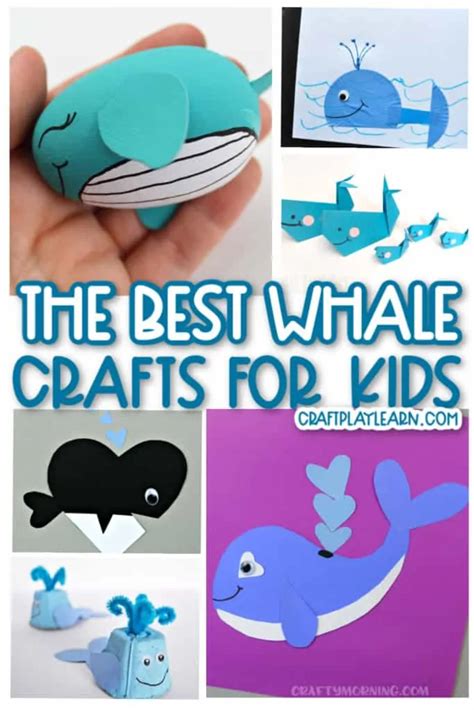 These fun Whale Craft Ideas for Kids are perfect for W is for Whale ...