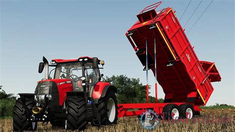 Мод для Fs 19 Broughan 18f Silage Trailer V1 0 Farming Simulator 2019