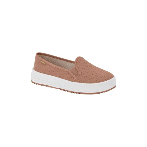 Tenis Moleca Slip On Nude Feminino Juventude Calçados