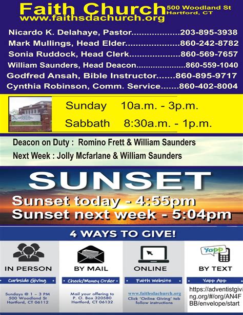 EBulletin 2021 Faith SDA Church Page 6 Flip PDF Online PubHTML5