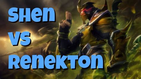 Shen Top Vs Renekton SoloRenektonOnly Imposter YouTube