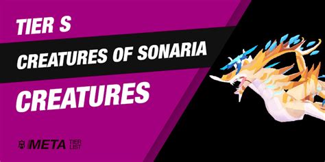 Creatures of Sonaria Tier List: Best Creatures Ranked - MetaTierList