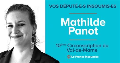 Mathilde Panot Députée De La 94 10