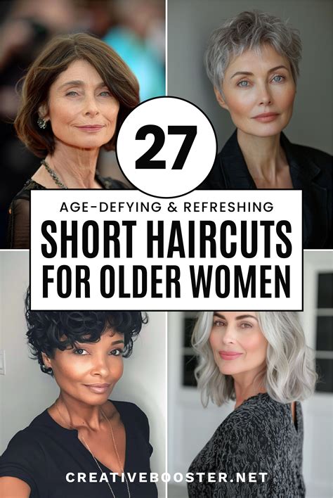 The 27 Best Short Haircuts for Older Women in 2025 – CreativeBooster