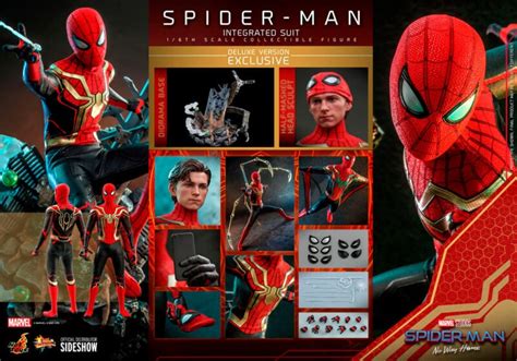Hot Toys Spider Man No Way Home Integrated Suit Deluxe 1 6 Scale Figure The Toys Time Forgot