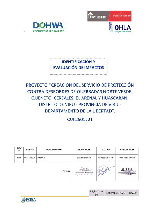 Anexo 14 Identificación y evaluación de Impactos v4 pdf