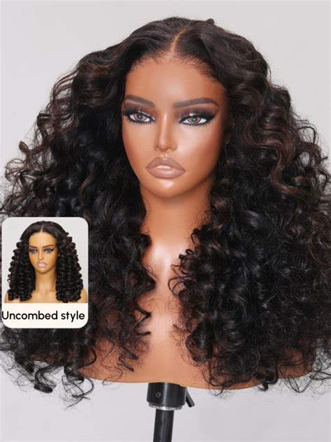 Unice Bye Bye Knots Wig X Glueless Lace Black Brown Highlights Wand