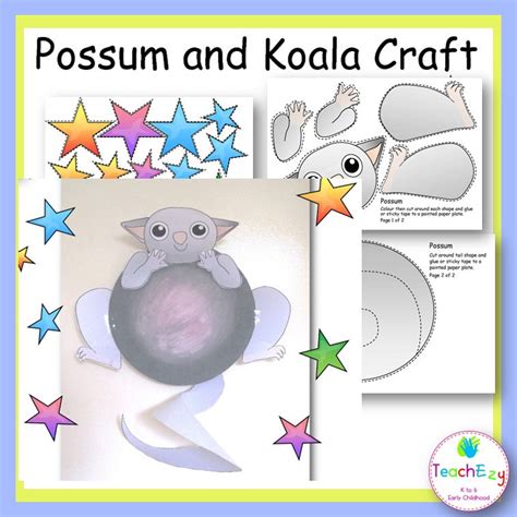 Australian Animals Craft That Goes Well With Possum Magic Teachezy