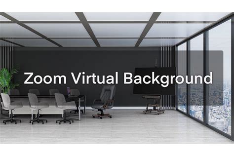 Conference Room Zoom Virtual Background Graphic By Leblancstudio