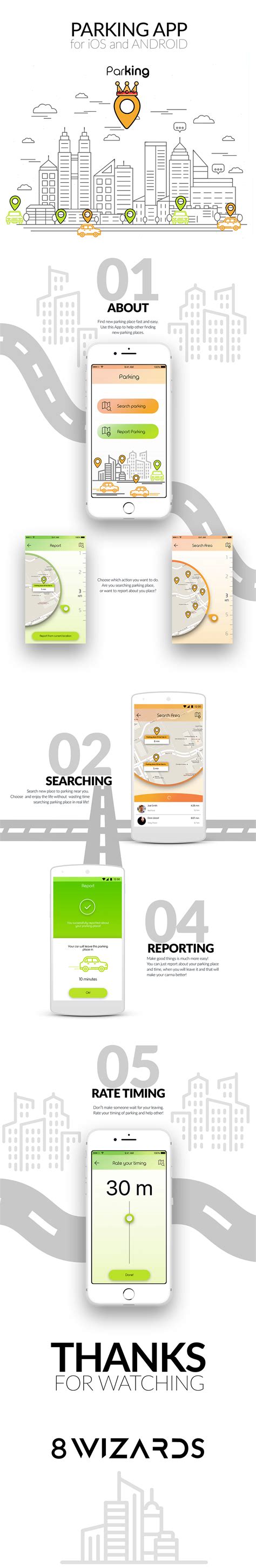 ParKING App on Behance