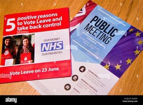 Campaign For A Uk Brexit Leaflet Referendum Vote Leave Public