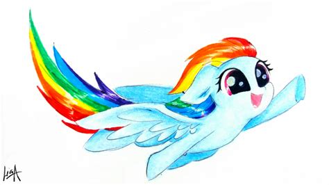 1596762 Safe Artist Liaaqila Rainbow Dash Pegasus Pony Cute