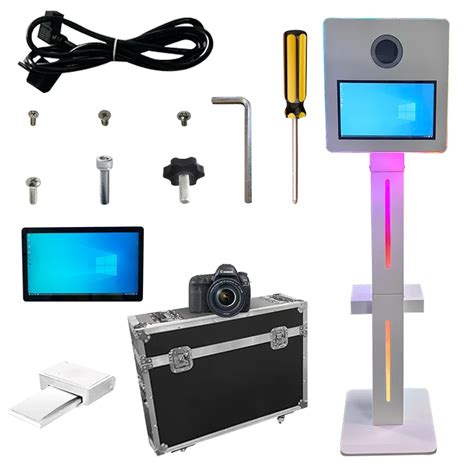 Window System Selfie Photo Booth Touch Screen Dslr Photo Booth Mini Pc