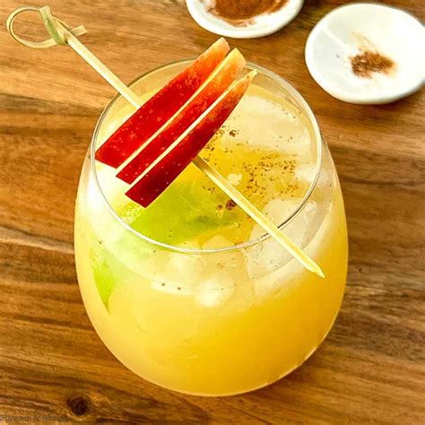 Apple Cider Ginger Beer Mocktail Flavour And Savour