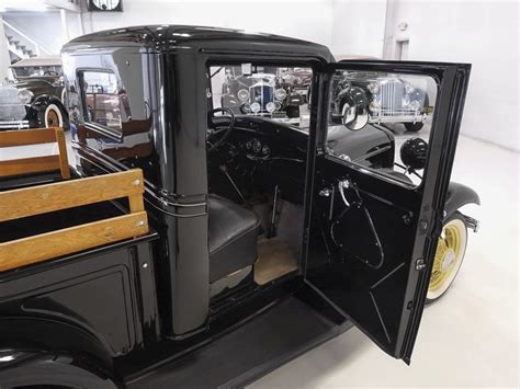 Restored Ford Model B Pickup Added Safety Features