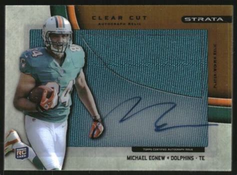 2012 Topps Strata Clear Cut Rookie Relic Auto Bronze CCARME Michael