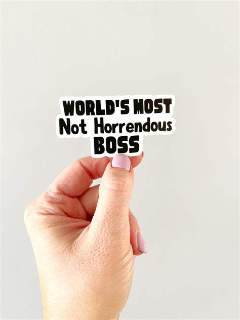 Boss Stickers, Boss Gift Ideas, Worlds Best Boss, Hydroflask Stickers ...