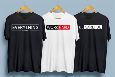 Do Typography Minimalist T Shirt Design And Trendy T Shirt Design By Graphicehub Fiverr