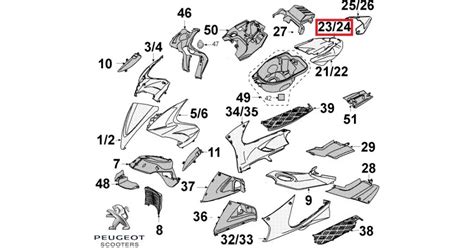 Carena Laterala Dreapta Spate Originala Peugeot Jet Force Cc