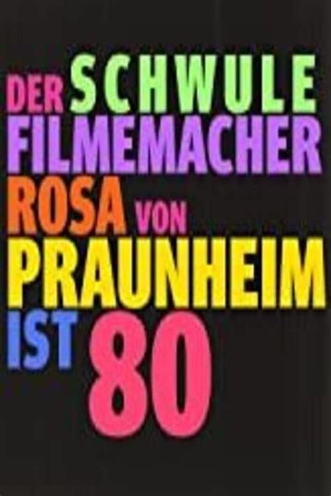 Gl Ckskind Der Schwule Filmemacher Rosa Von Praunheim Ist