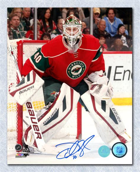 Devan Dubnyk Minnesota Wild Autographed Hockey Goalie X Photo Nhl