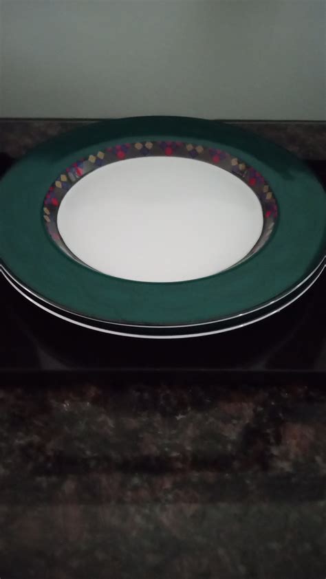 Vintage Dansk Quilting Emerald Braid Dinner Plate Etsy