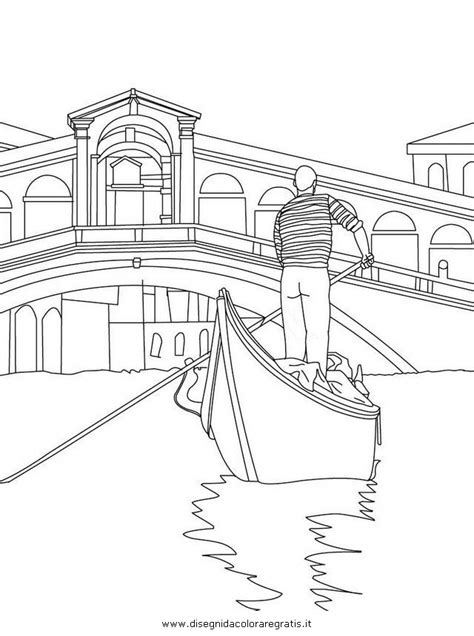 Disegno Gondola Da Colorare