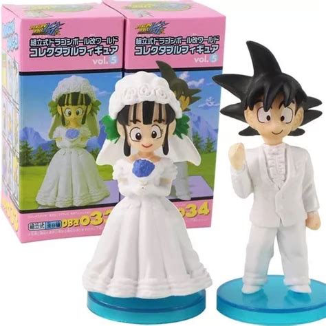 Figuras Boda De Goku Y Milk Chichi Dragon Ball Env O Gratis