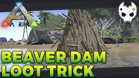 ARK: Survival Evolved - BEAVER DAM INVENTORY LOOT TRICK - YouTube