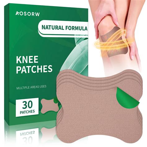 Amazon.com: AOSORW Knee Joint Relief Patches: 30 Count Natural Herbal