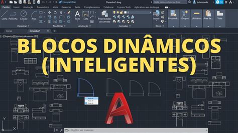 Como criar blocos dinâmicos no AutoCAD Inteligentes YouTube