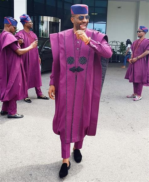 Photos Bankyw And His Groomsmen Step Out For His Traditional Wedding