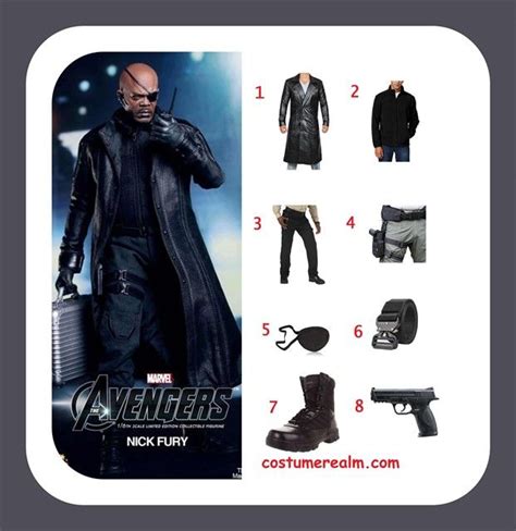 Dress Like Nick Fury Nick Fury Costume Nick Fury Marvel Fashion