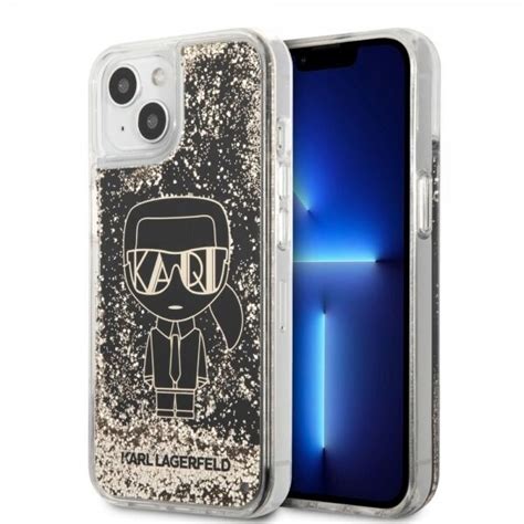 Karl Lagerfeld IPhone 13 Skal Liquid Glitter Gatsby Svart Elgiganten