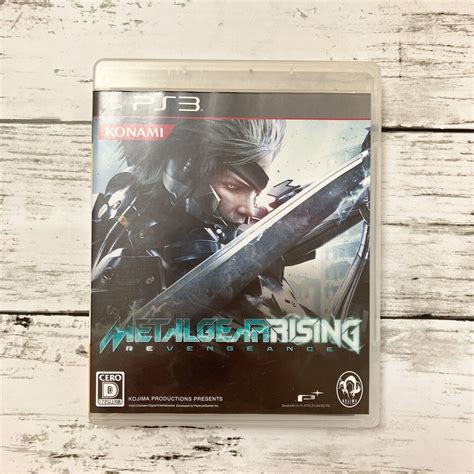 Metal Gear Rising Revengeance Ps3 Playstation 3 Bljm60554 Used Japan Fedex 4988602164404 Ebay