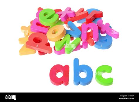 Plastic Abc Letters Hi Res Stock Photography And Images Alamy