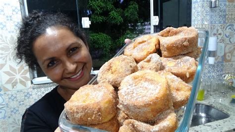 BEM RECHEADA IMPOSSÍVEL COMER UMA SÓ RABANADA SONHO QUE FICA UMA