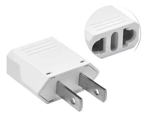 Adaptador Tomada Americano Brasileiro X Chato Branco Mercadolivre