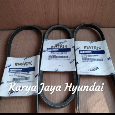 Jual Fan Belt Tali Kipas Hyundai Matrix Getz Cc Shopee Indonesia