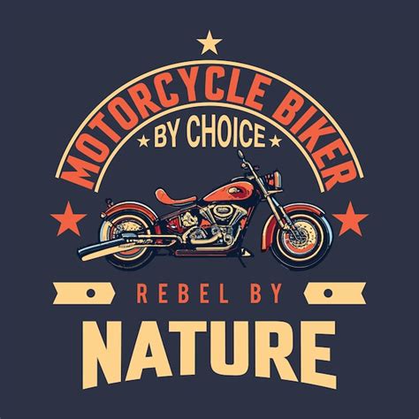 Premium Vector Motorcycle Biker Tshirt Design