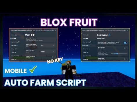 Blox Fruit Script AUTO FARM MASTERY RACE V4 SEA EVENT RAID