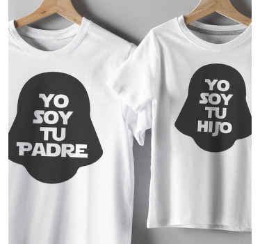 Poleras Pap E Hijo Estampadas Y Divertidas Tenvinilo