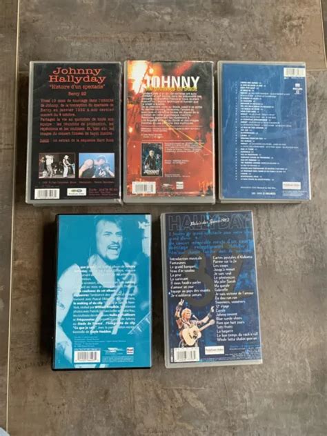 Johnny Hallyday Lot Vhs Cassette Vid O Concert Bercy Ce Que